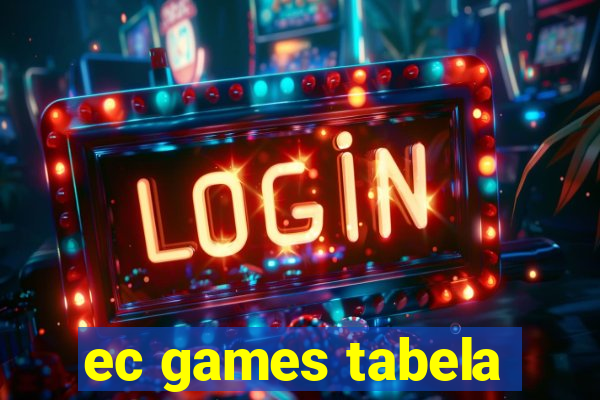 ec games tabela